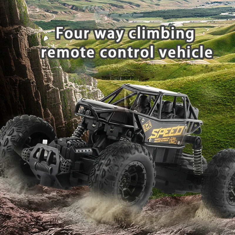 Rock Crawler 4WD - Alloy Off-Road Monster Truck with Rechargeable Battery