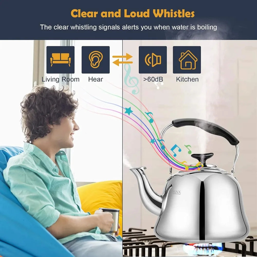 STAINLESS WHISTLE KETTLE