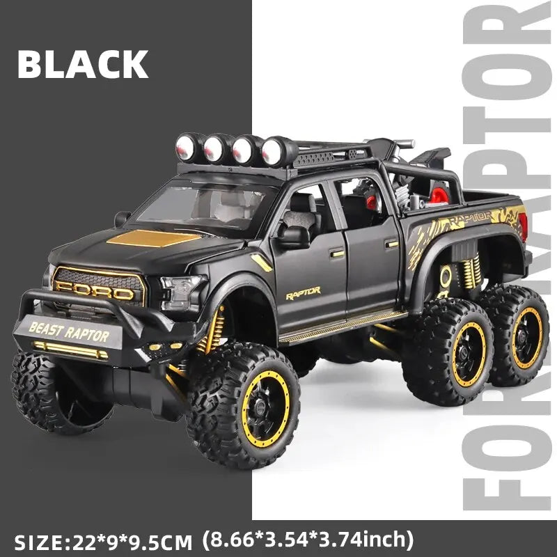 Miniature F150 Raptor with Sound and Light - Pickup Truck for Children