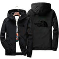 MEN'S WINDPROOF ZIPPER HOODED JACKET