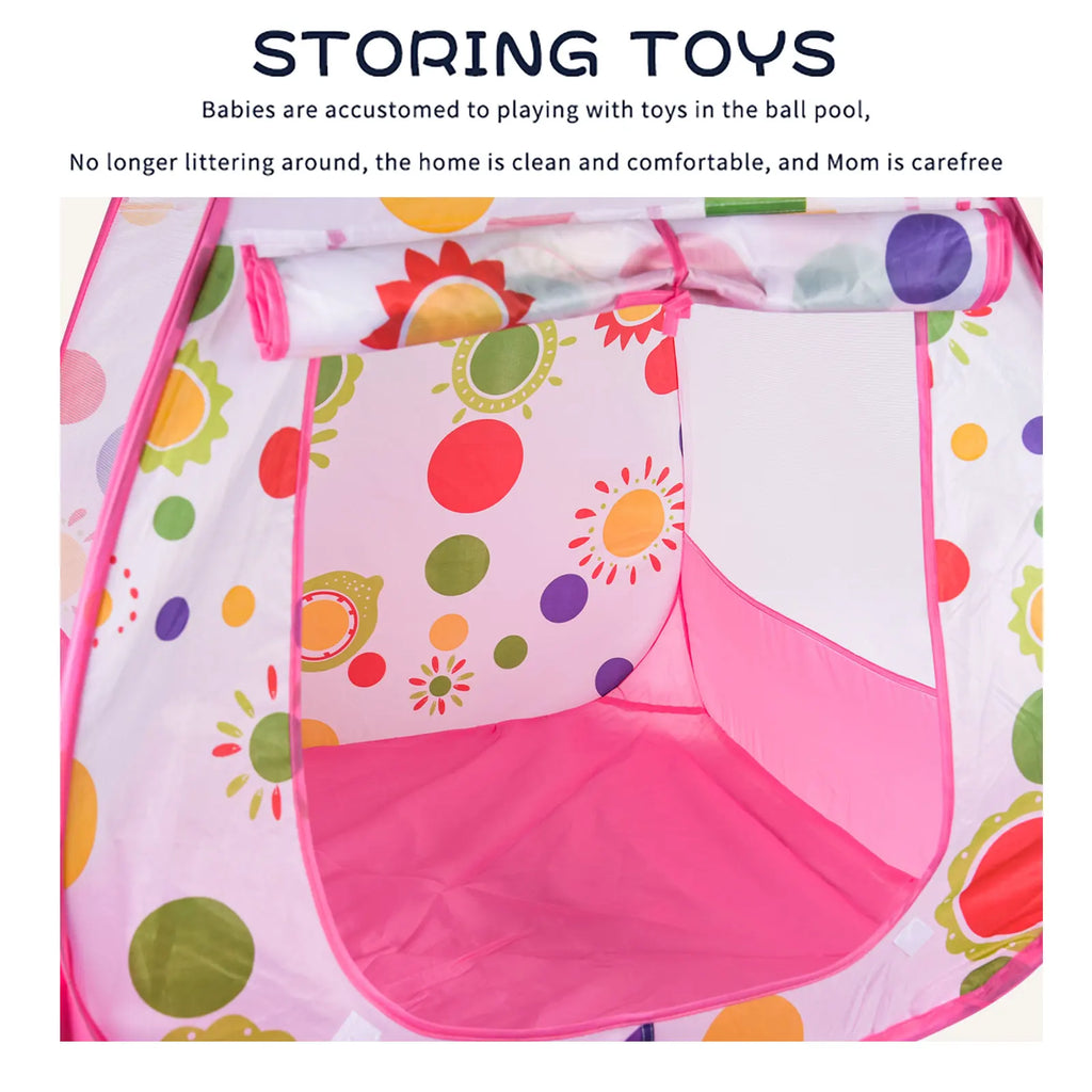 Sunflower Pop-Up Play Tent - Portable Indoor & Outdoor Playhouse for Kids