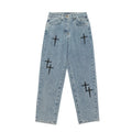 MEN'S BAGGY WIDE LEG JEANS
