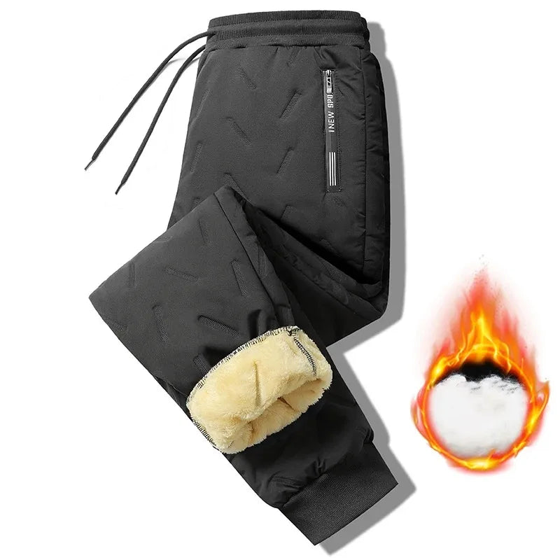 PLUSH STRAIGHT PANTS WINTER COMFORT FIT
