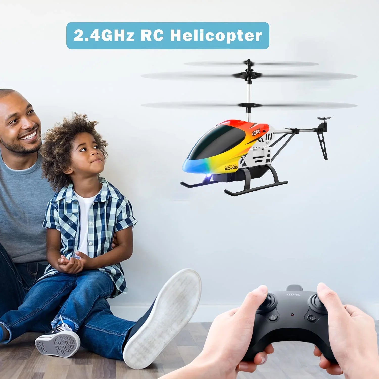 Helicopter with Gyro Stabilization & Altitude Hold - 3.5 Channel Indoor Drone