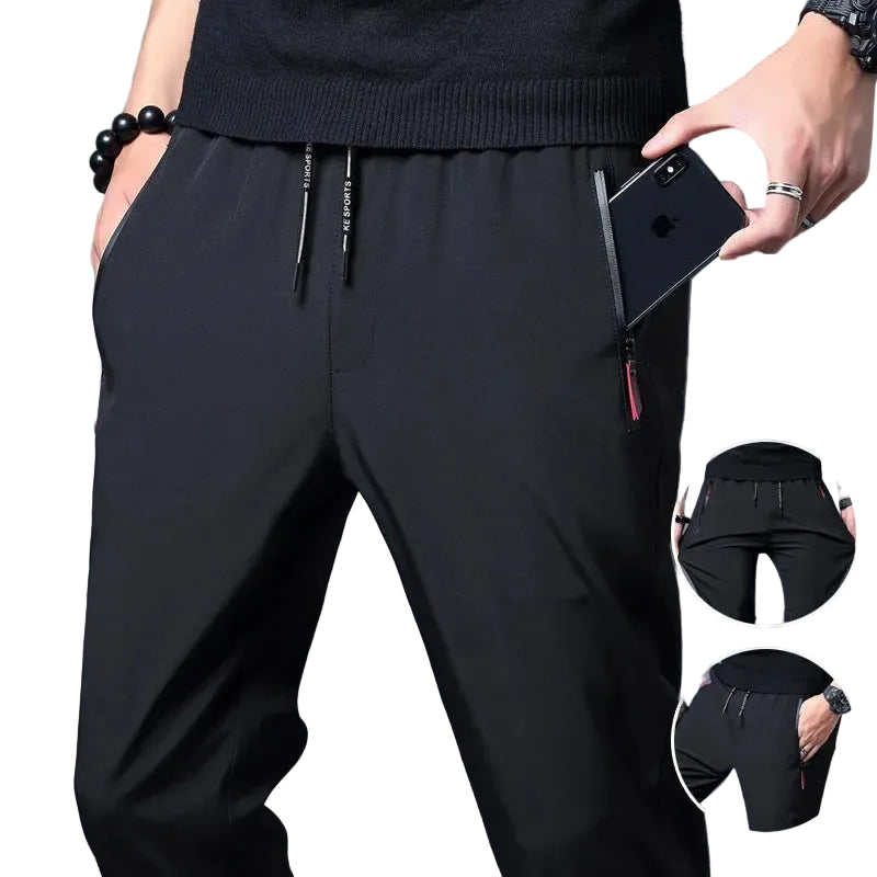 Slim Fit Elastic Pants