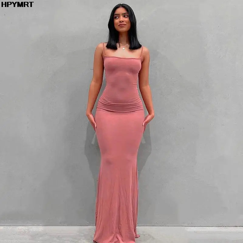 SATIN SLIP MAXI DRESS