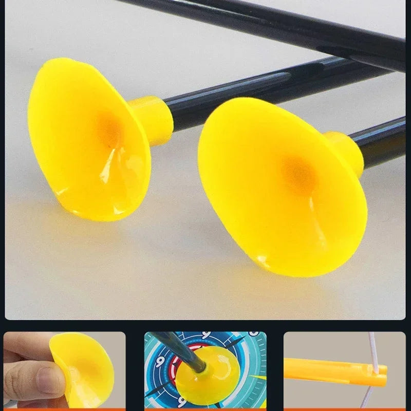 Children's Bow and Arrow Toy with Target and Bag