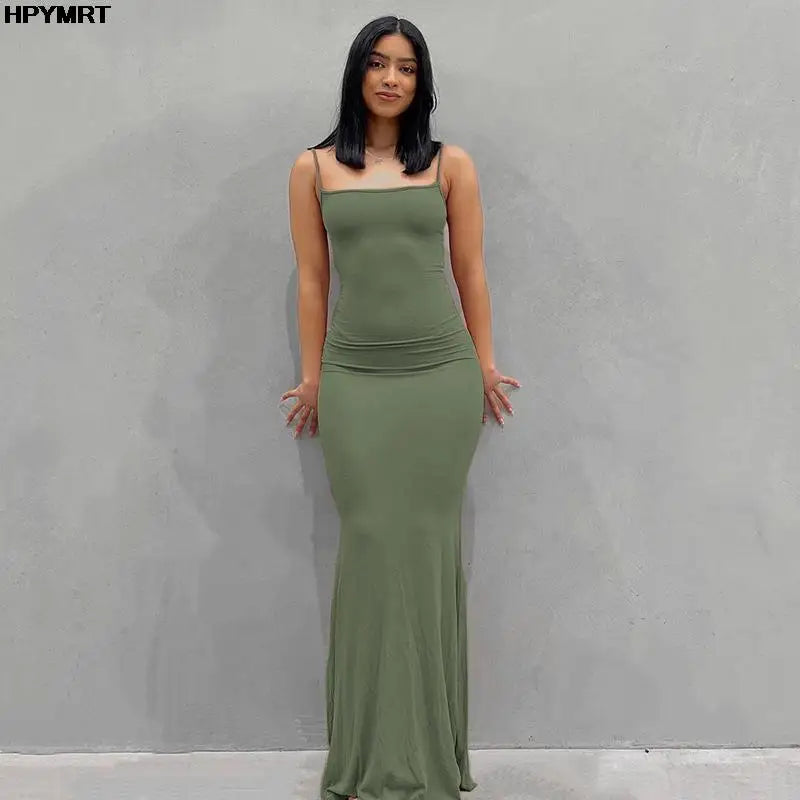 SATIN SLIP MAXI DRESS