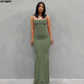 SATIN SLIP MAXI DRESS