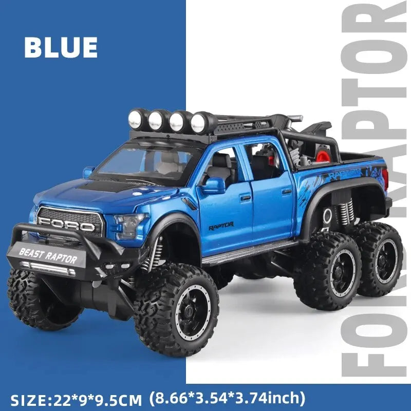 Miniature F150 Raptor with Sound and Light - Pickup Truck for Children