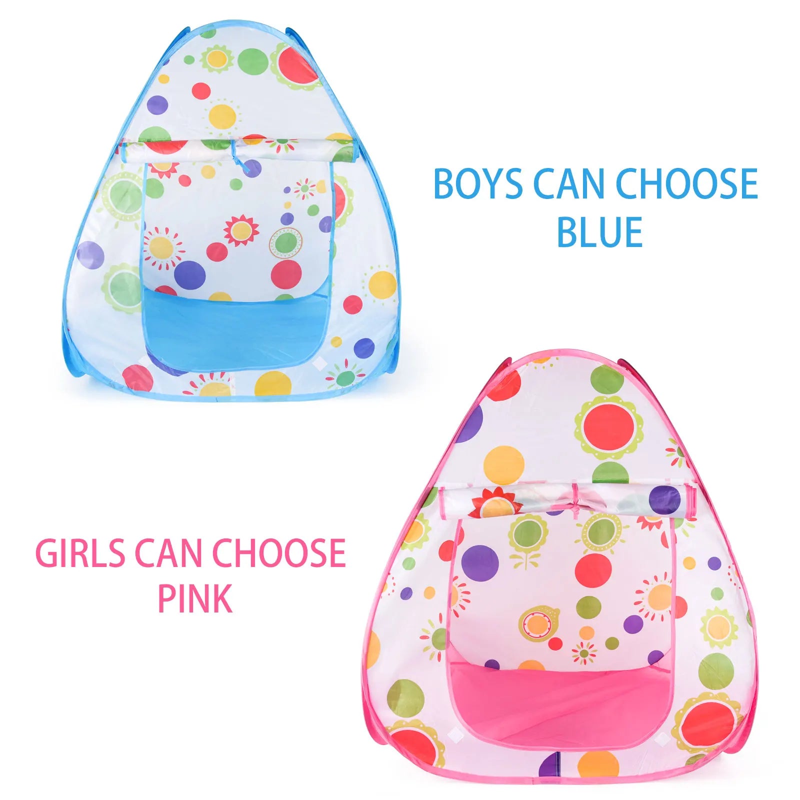 Sunflower Pop-Up Play Tent - Portable Indoor & Outdoor Playhouse for Kids