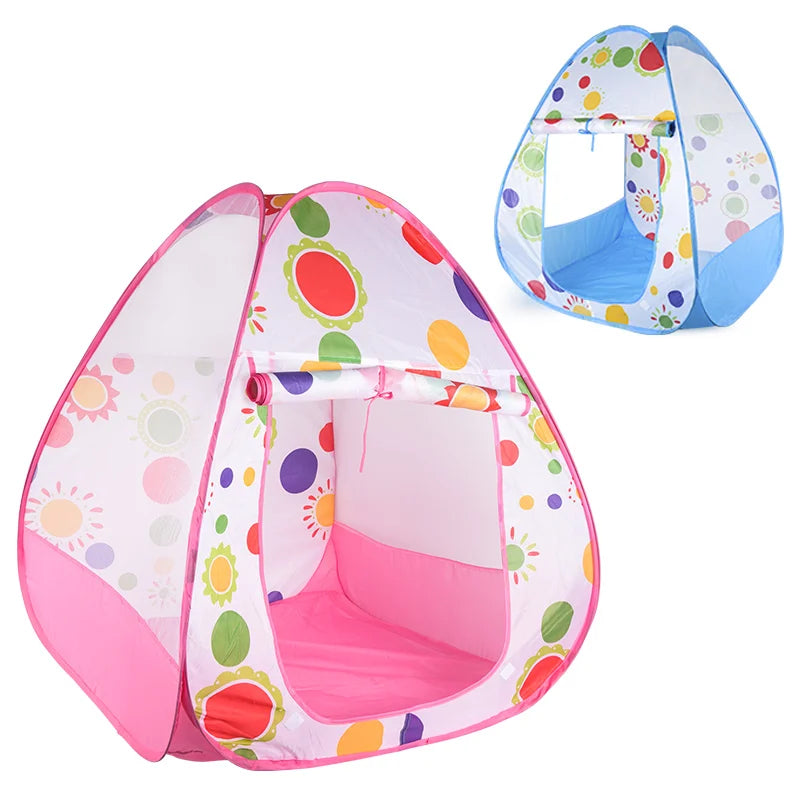 Sunflower Pop-Up Play Tent - Portable Indoor & Outdoor Playhouse for Kids