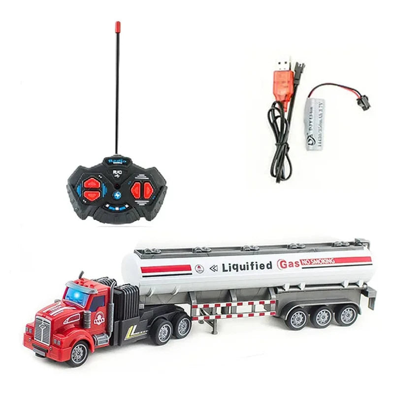 Construction Dump Truck - Remote Control Semi-Trailer Toy