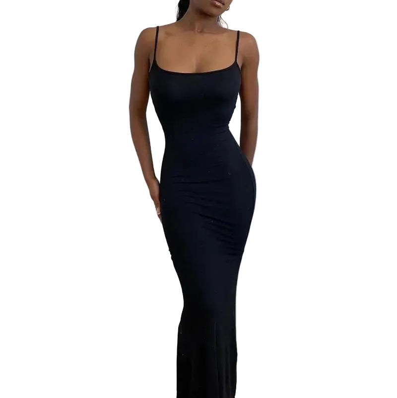 SATIN SLIP MAXI DRESS