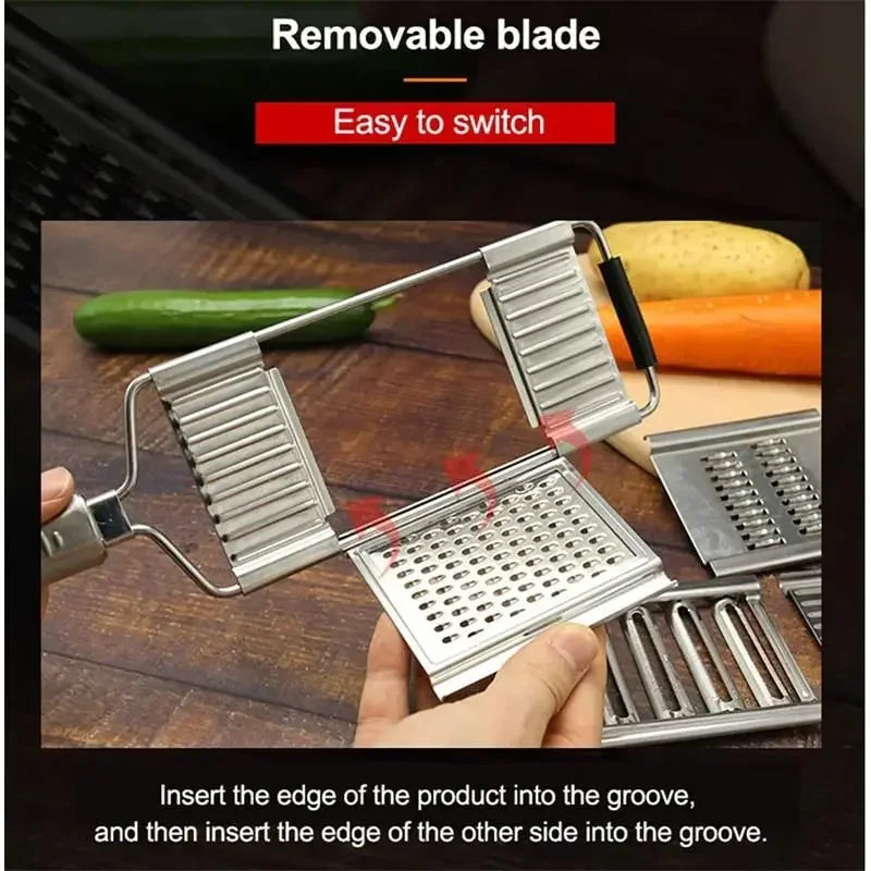 4-IN-1 VEGGIE SLICER SET
