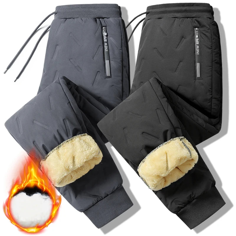 PLUSH STRAIGHT PANTS WINTER COMFORT FIT
