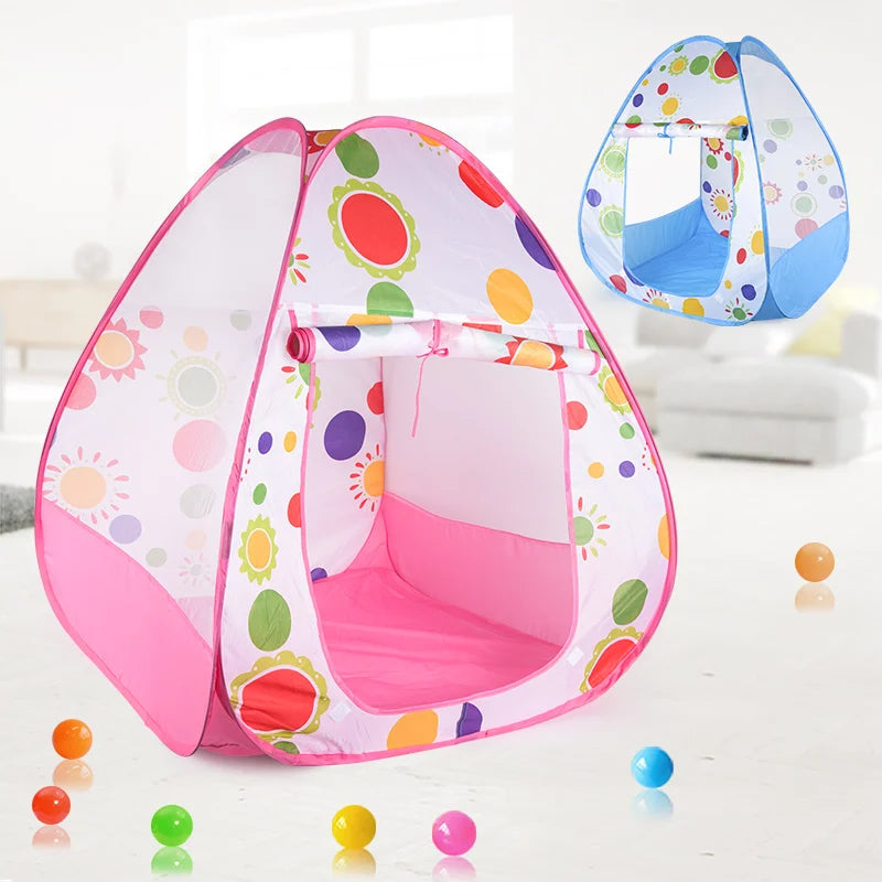 Sunflower Pop-Up Play Tent - Portable Indoor & Outdoor Playhouse for Kids