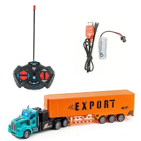 Construction Dump Truck - Remote Control Semi-Trailer Toy