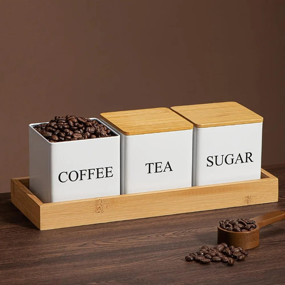 BAMBOO CANISTER SET