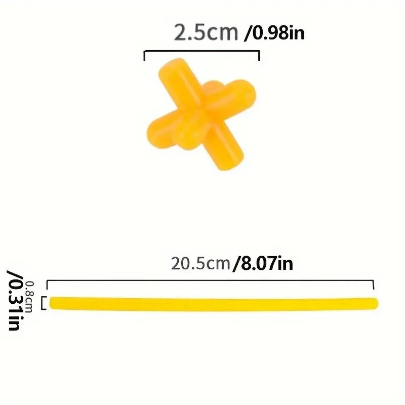 Straw Building Blocks - Interlocking STEM Construction Toy Set