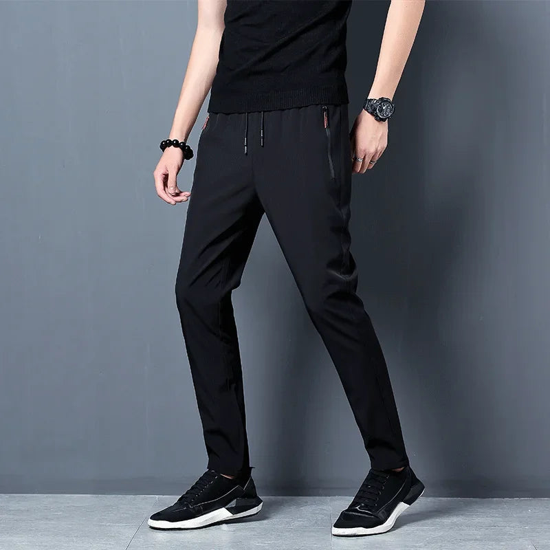 Slim Fit Elastic Pants