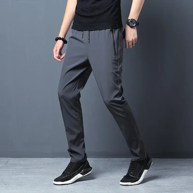 Slim Fit Elastic Pants