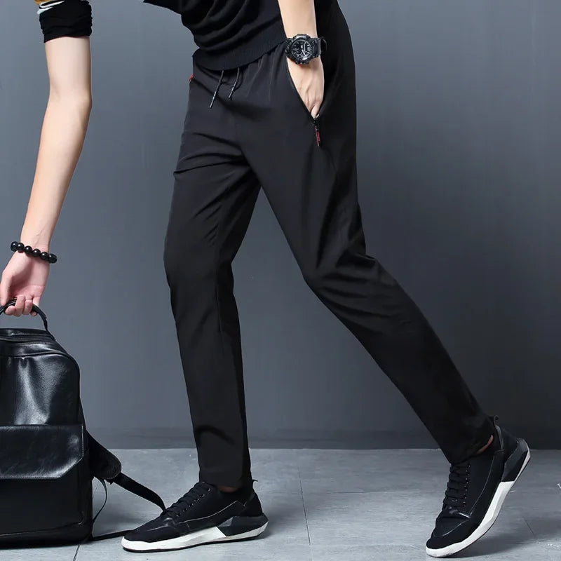 Slim Fit Elastic Pants