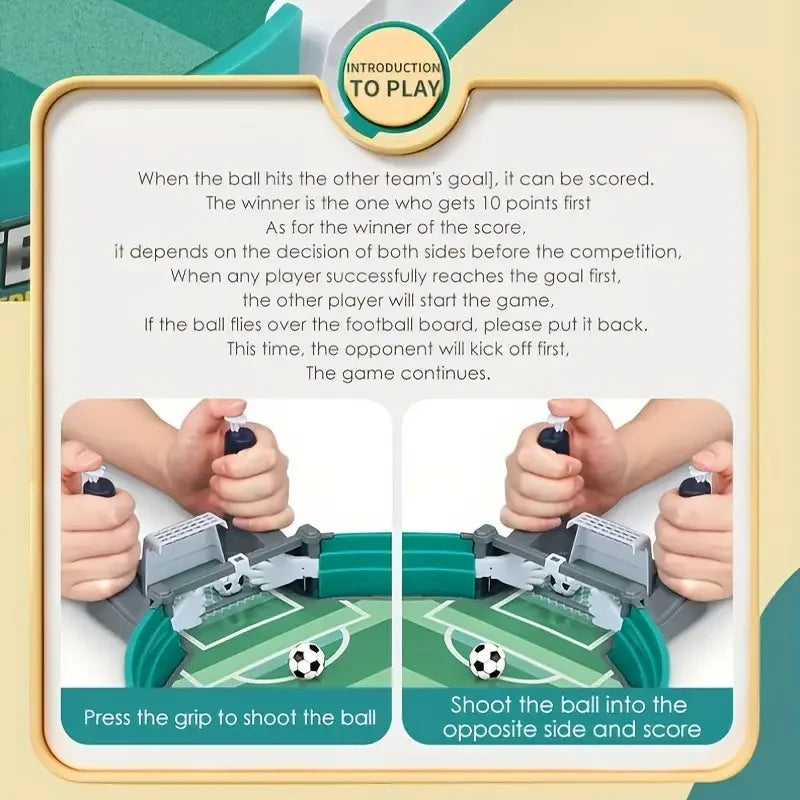 Mini Table Football Game - Parent-Child Interactive Tabletop Soccer