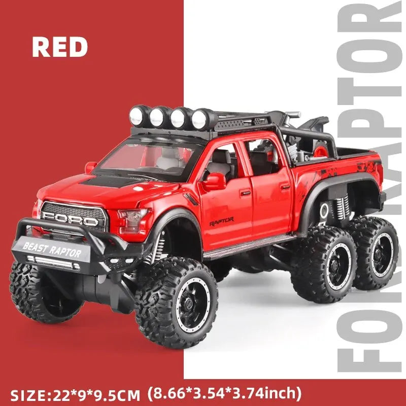 Miniature F150 Raptor with Sound and Light - Pickup Truck for Children