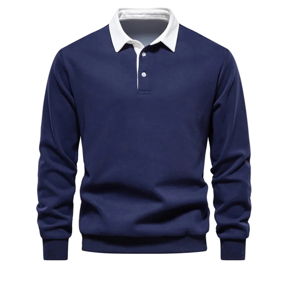 Men's Polo Neck Sweatshirt