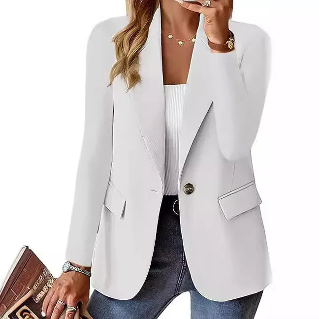 SLIM-FIT OFFICE BLAZER WOMEN’S ELEGANT JACKET