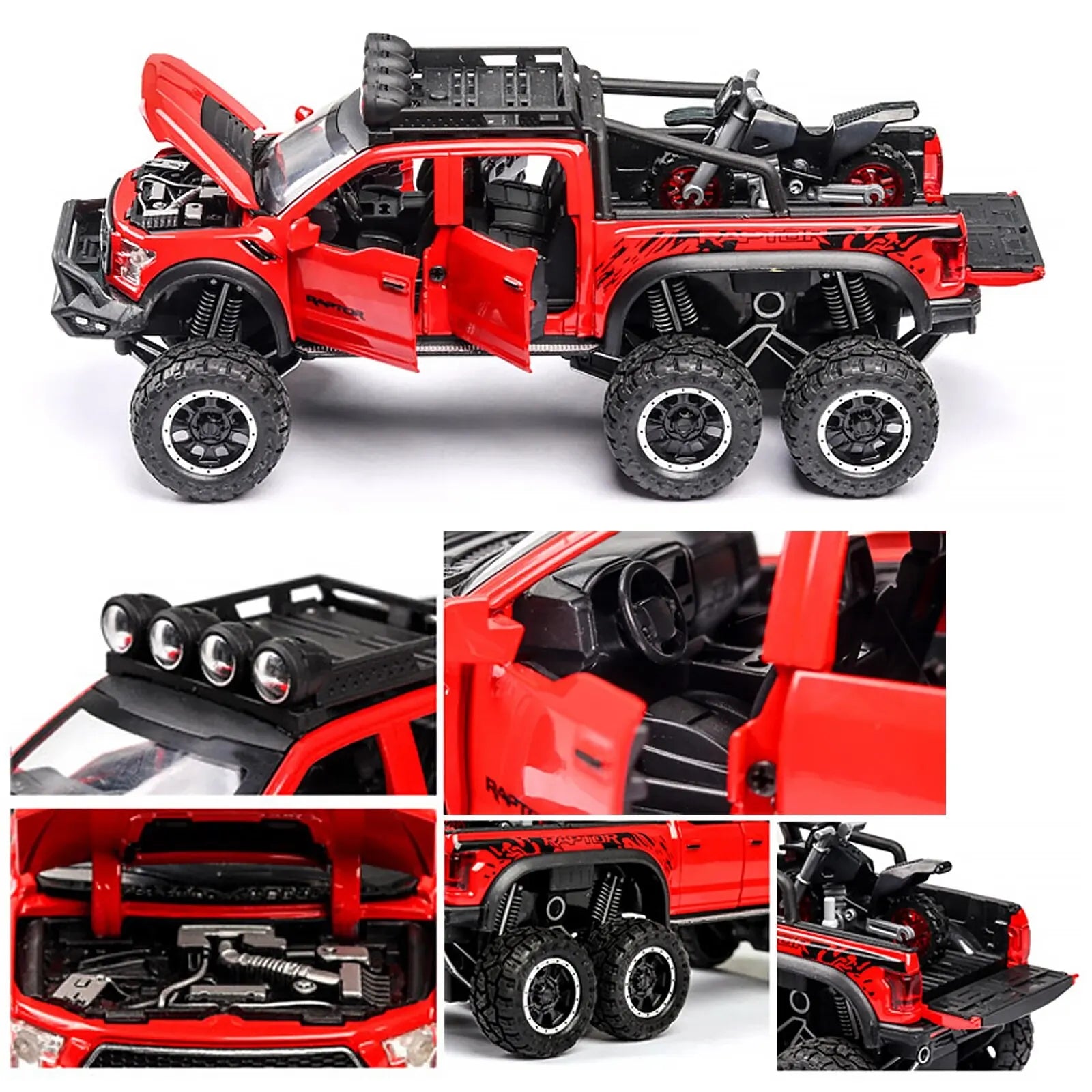 Miniature F150 Raptor with Sound and Light - Pickup Truck for Children