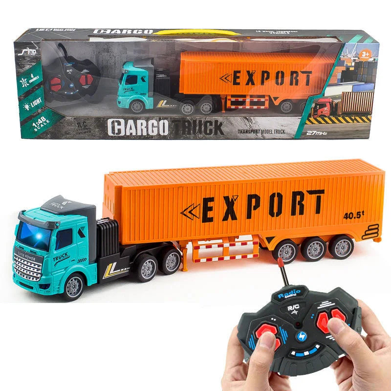 Construction Dump Truck - Remote Control Semi-Trailer Toy