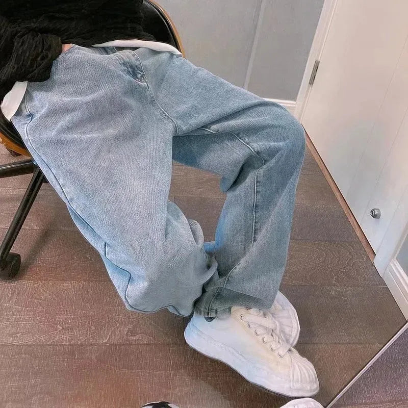 MEN'S BAGGY WIDE LEG JEANS