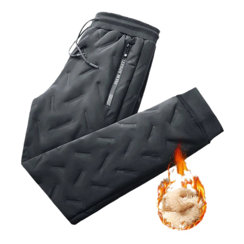 PLUSH STRAIGHT PANTS WINTER COMFORT FIT
