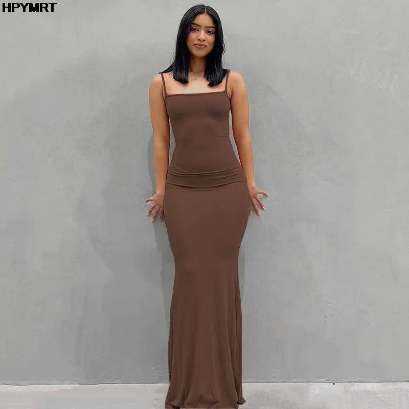 SATIN SLIP MAXI DRESS