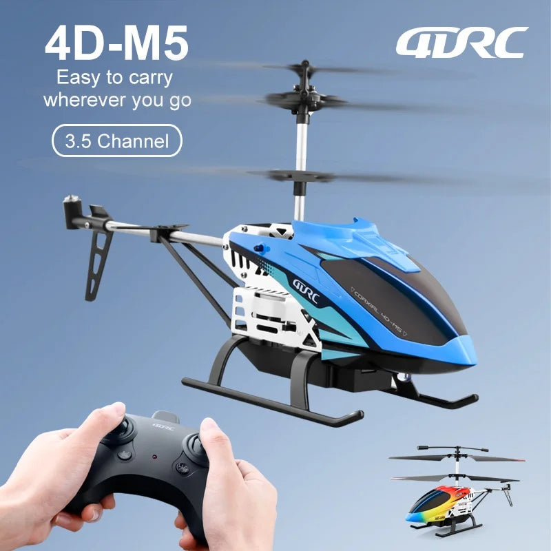 Helicopter with Gyro Stabilization & Altitude Hold - 3.5 Channel Indoor Drone