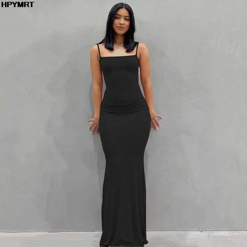 SATIN SLIP MAXI DRESS