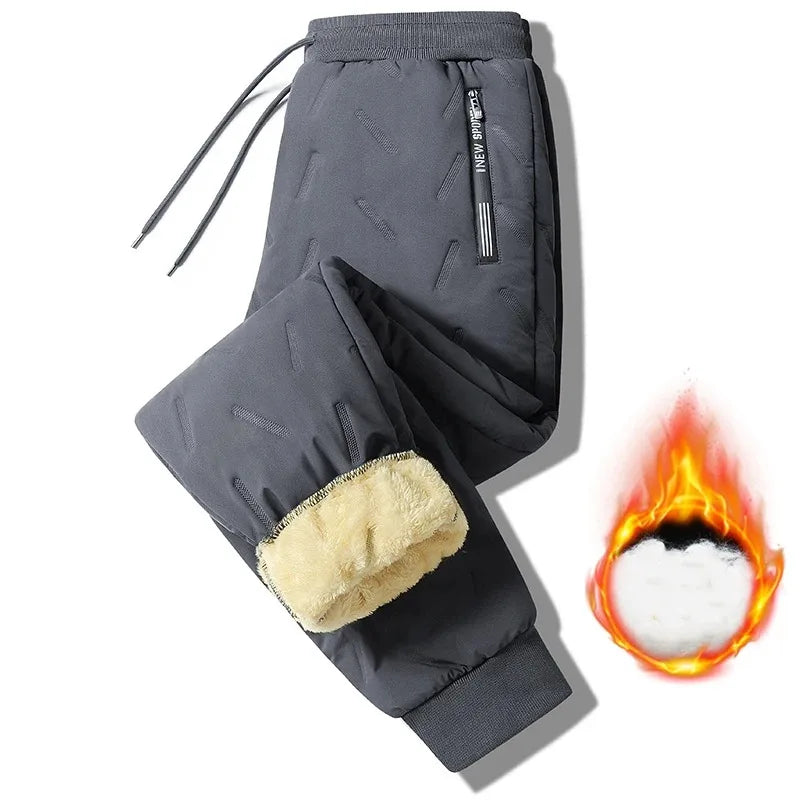 PLUSH STRAIGHT PANTS WINTER COMFORT FIT