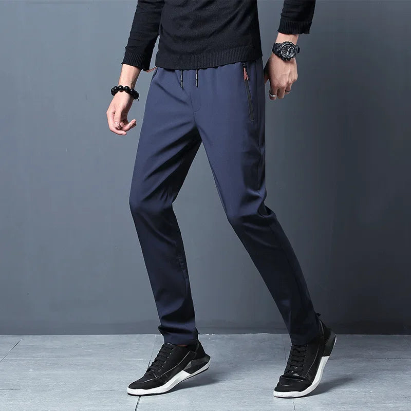 Slim Fit Elastic Pants