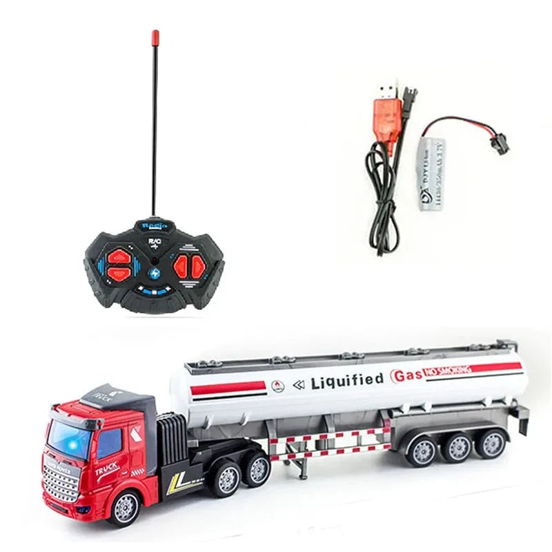 Construction Dump Truck - Remote Control Semi-Trailer Toy